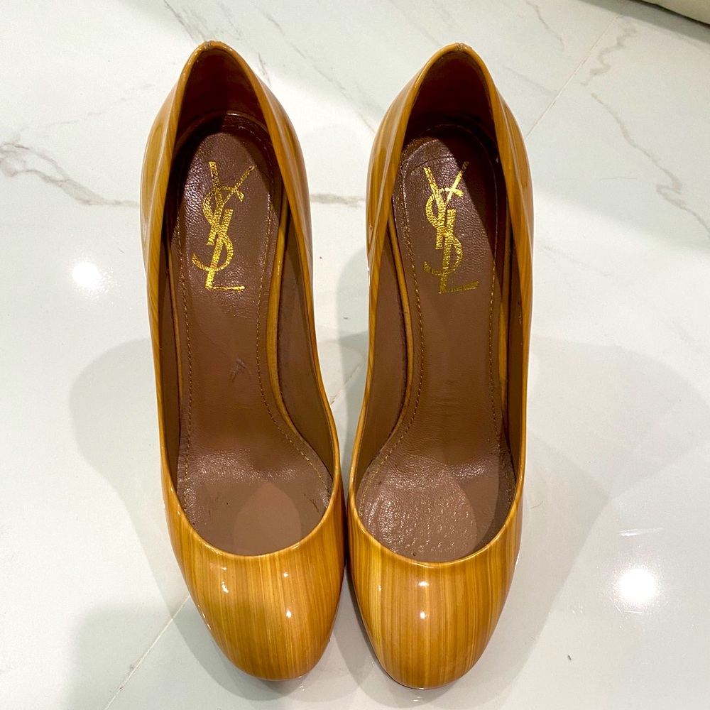 Yves Saint Laurent Yellow Heels